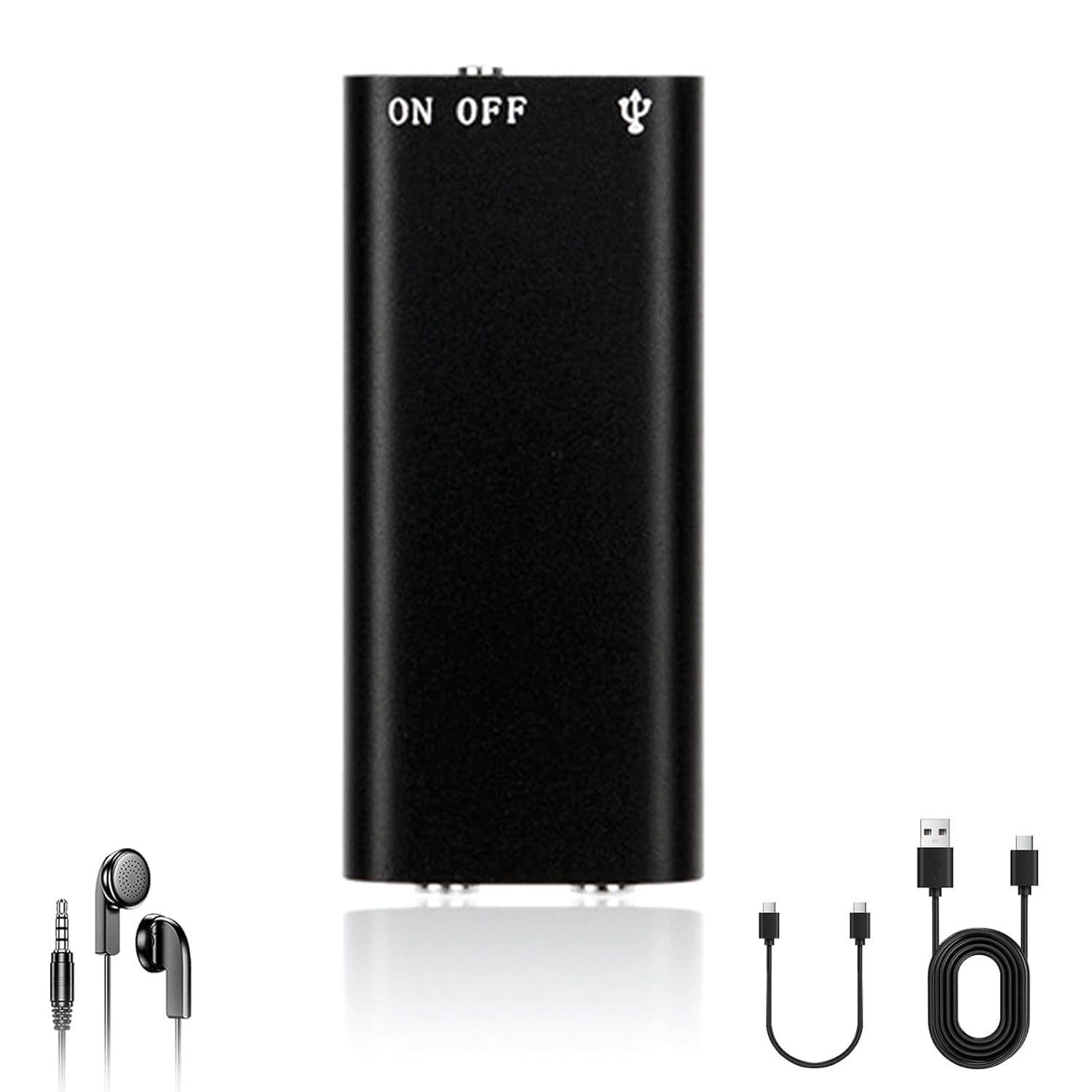 AI Voice Recorder Transcribe & Summarize, Support 112 Languages, 64GB Memory, Audio Recorder Suitable for Lectures, Learning, Meetings, Calls — AI Note-Taker