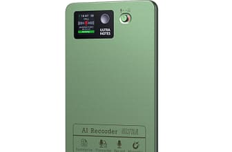 AI Note Voice Recorder: Transcribe, Summarize & Text Translation, 152 Languages, AI Noise Cancellation – Green — Mini AI Recorder