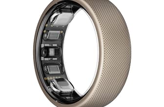 Amazfit Helio Smart Ring Health Tracker, Fitness Tracker Ring, No Subscription, Monitors Sleep, Heart Rate & Stress, Titanium Alloy, Fast 1.4-Hr Charging, Swim/Shower Water-Resistant (Size 8) — Smart Ring