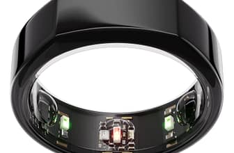 Oura Ring Gen3 Heritage – Black – Size 10 – Smart Ring – Size First with Oura Ring Gen3 Sizing Kit – Sleep Tracking Wearable – Heart Rate – Fitness Tracker – 5-7 Days Battery Life — AI Smart Ring